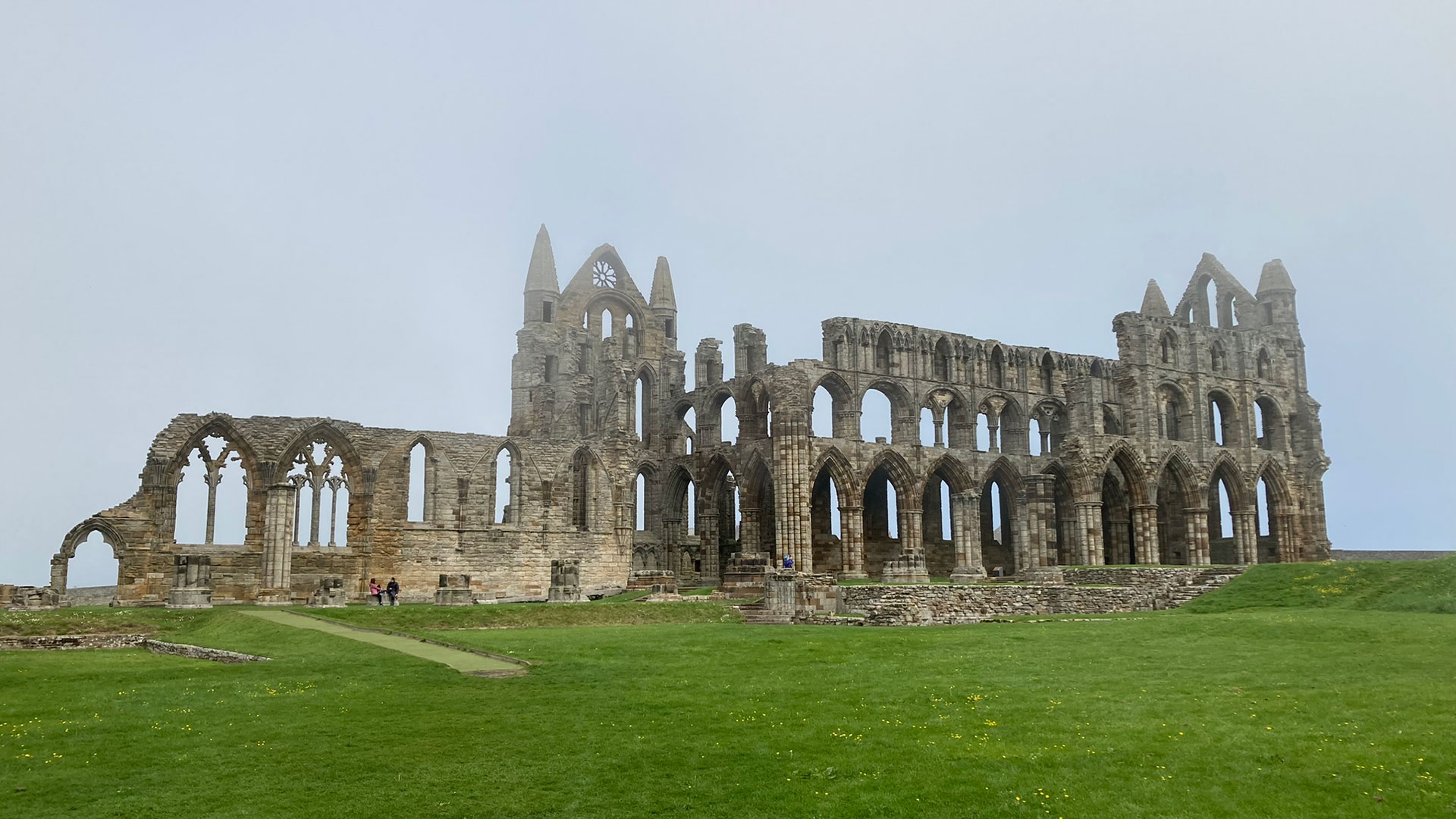 Whitby Abbey in England in a 
