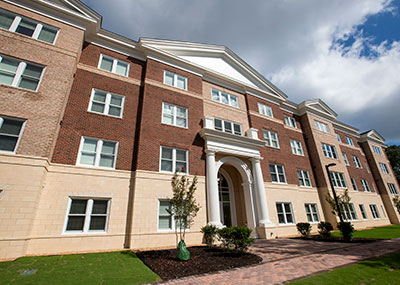 Christopher Newport University's Presidents Hall.