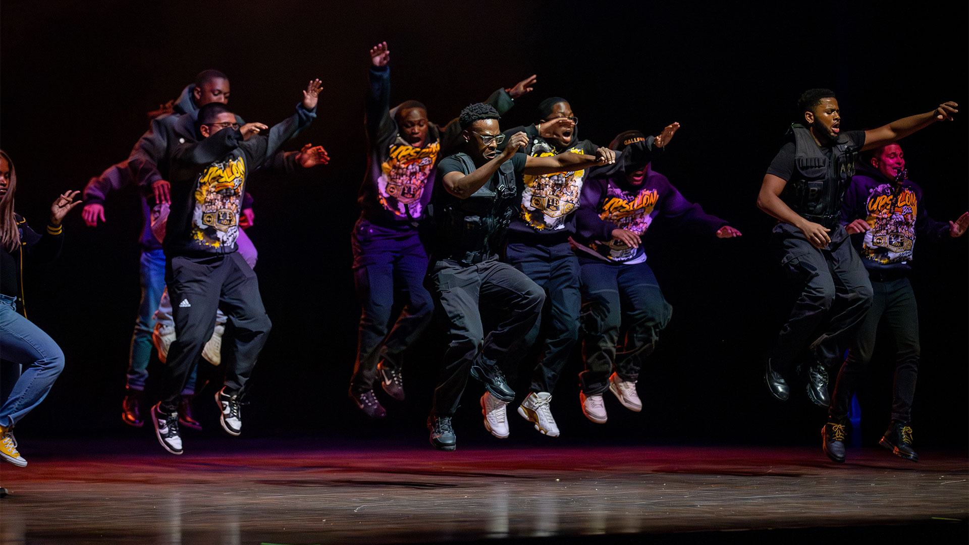 Performers dance on stage at Stroll 2024.